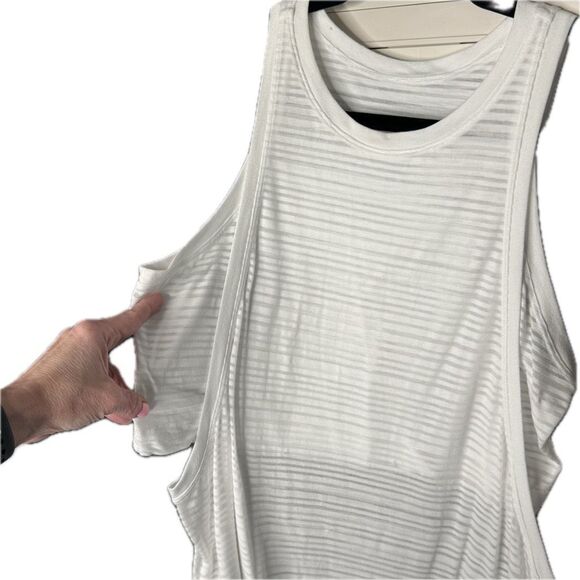 Lululemon Clear and Present Muscle Tank, White, GUC - Picture 4 of 9